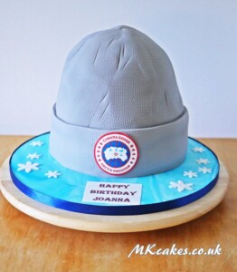 Canada Goose hat cake Canada Goose hat cake