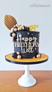Black & Gold Cake Black & Gold Cake