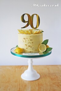 Gold Lemon Birthday Cake Gold Lemon Birthday Cake