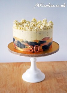 Gold and Black Birthday Cake Gold and Black Birthday Cake
