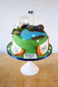 Golf and Football Birthday Cake MK Cakes | One-of-a-kind cakes for every occasion