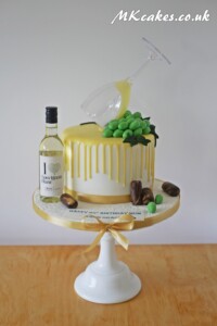 White Wine Dripping Cake MK Cakes | One-of-a-kind cakes for every occasion