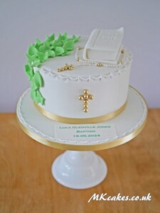 Christening cake Christening cake